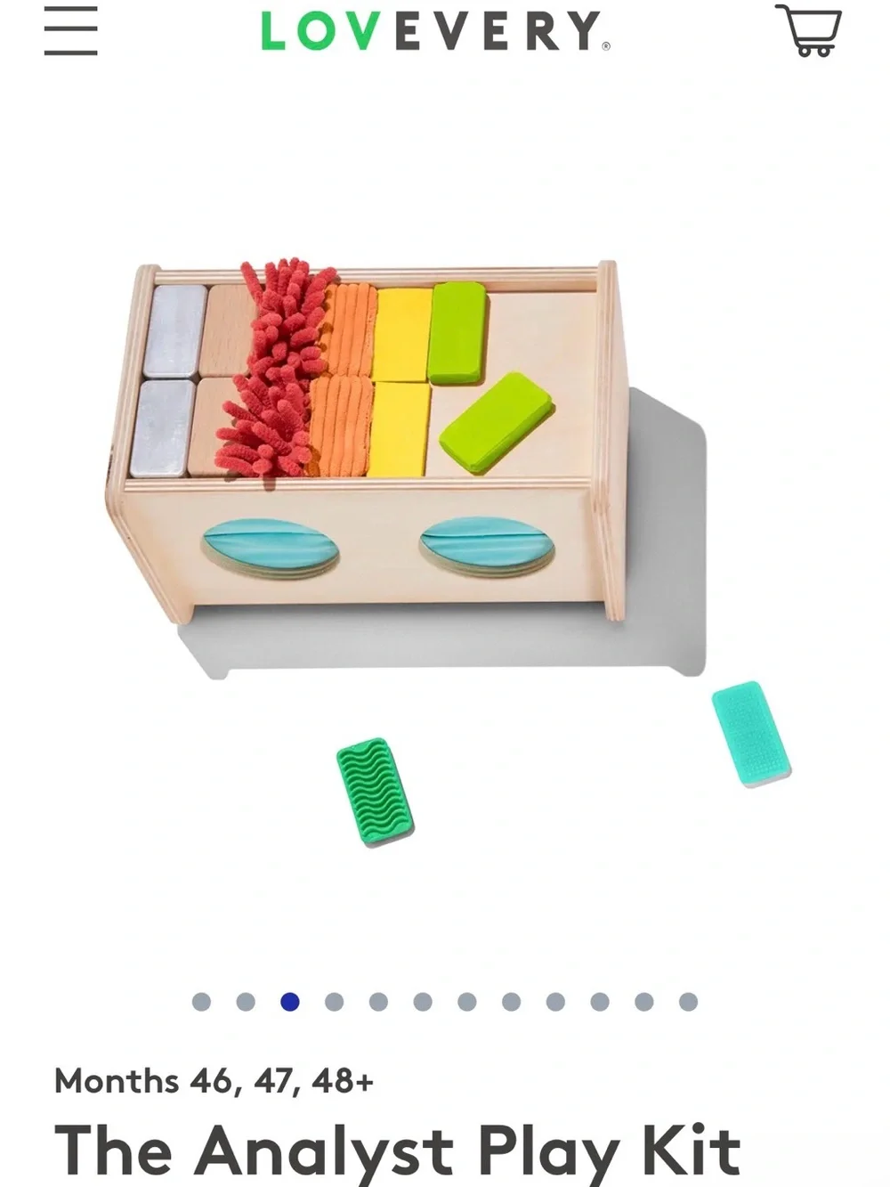Lovevery Montessori Sensory Box